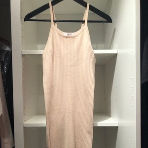Light pink bodycon dress